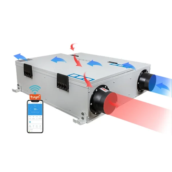 Heat Recovery Hepa Filter, Ceiling, DC, 150m3 - view 6