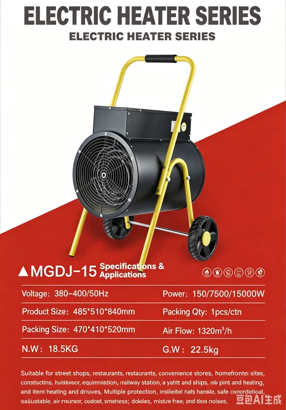 Heat Resistant Electric Fan, 380V, 15KW - view 2