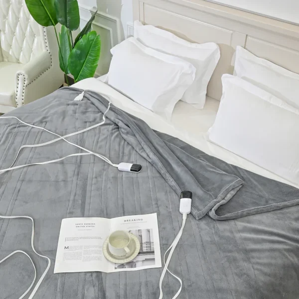 Heated Blanket, 110V~120V, 110 W(0.15hp), Flannel Fleece - view 5