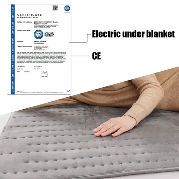 Heated Blanket, 220-240V, 100 W(0.13hp) - view 2