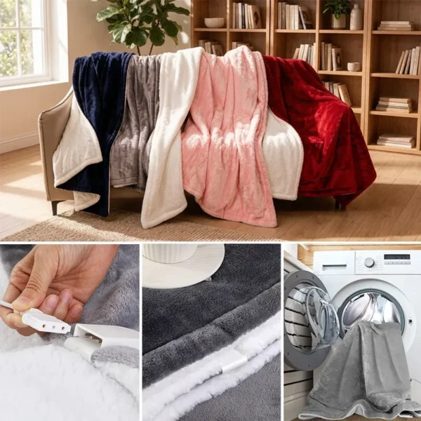 Heated Blanket, 220V, 110~220V-50Hz, 110 W(0.15hp) - view 3