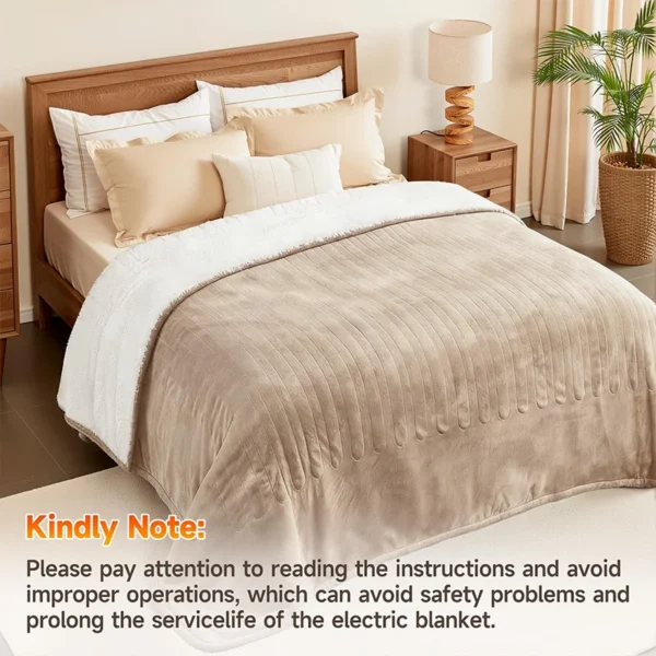 Heated Blanket, 220V, 110-240V, US - view 3