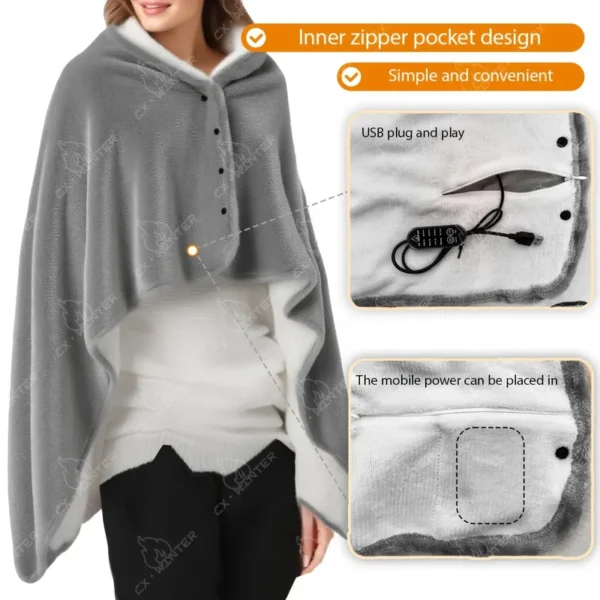 Heated Blanket, 5v, AC220V, Cotton - view 2