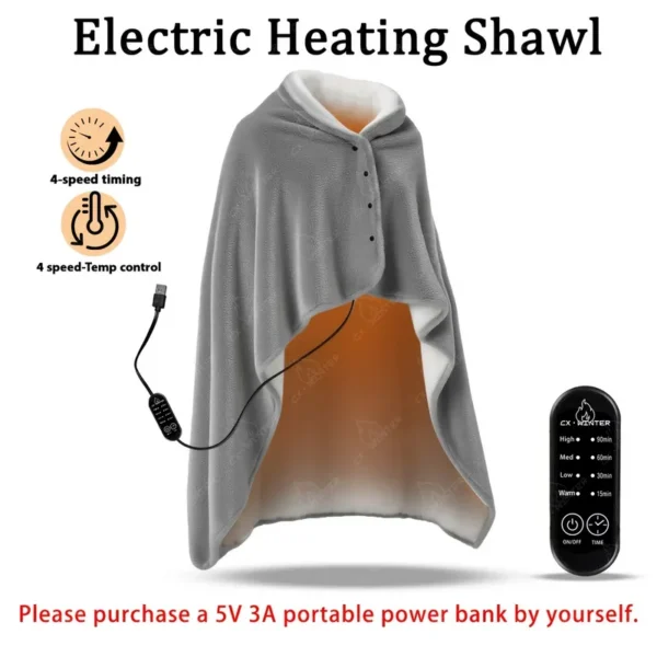 Heated Blanket, 5v, AC220V, Cotton - view 6