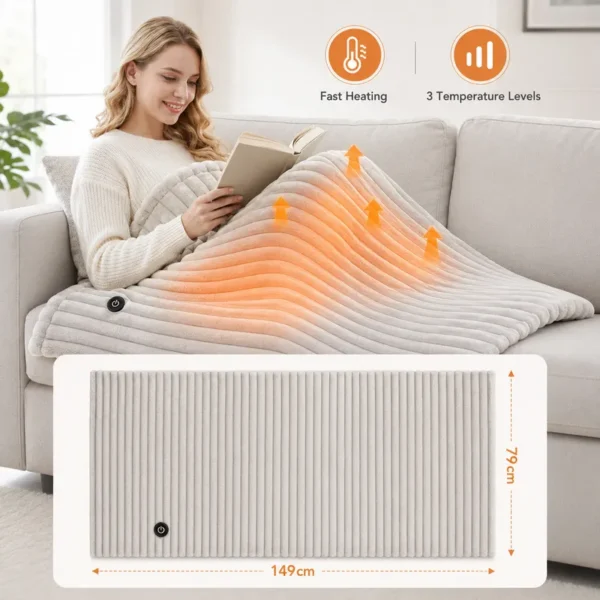 Heated Blanket, 5V, USB - view 5