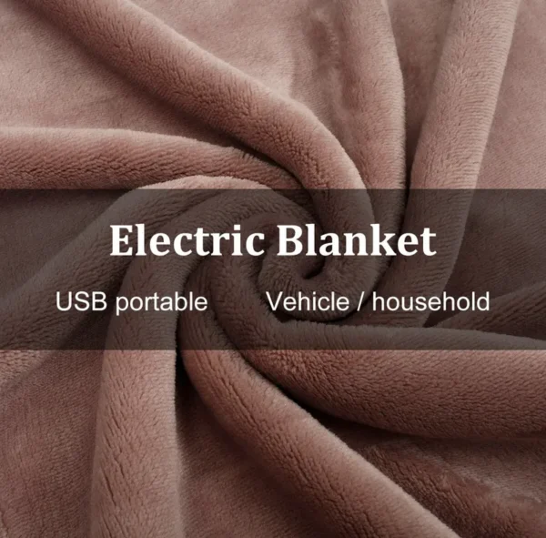 Heated Blanket, 63x33in, USB - view 3