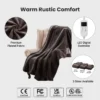 Heated Blanket, 84x90, 12H
