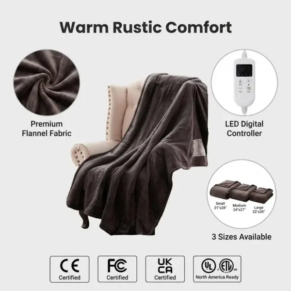 Heated Blanket, 84x90, 12H