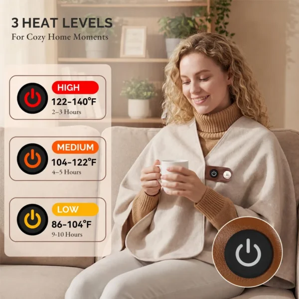 Heated Blanket, Portable, 5V, USB - view 4