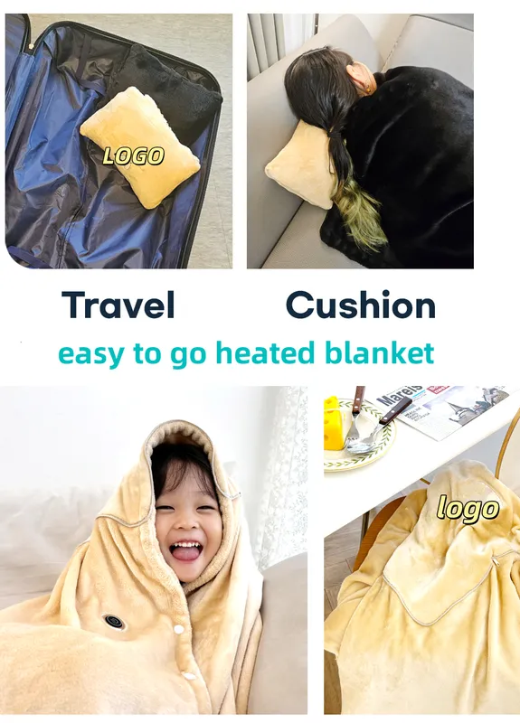 Heated Blanket, Portable, USB - view 5