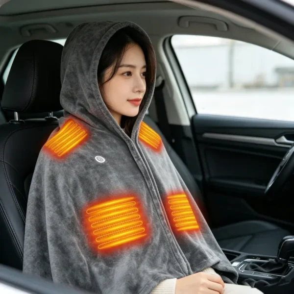 Heated Blanket, Portable, USB, 20000mAh - view 2