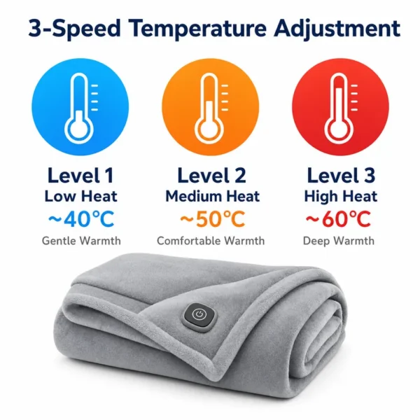 Heated Blanket, USB, CE - view 4
