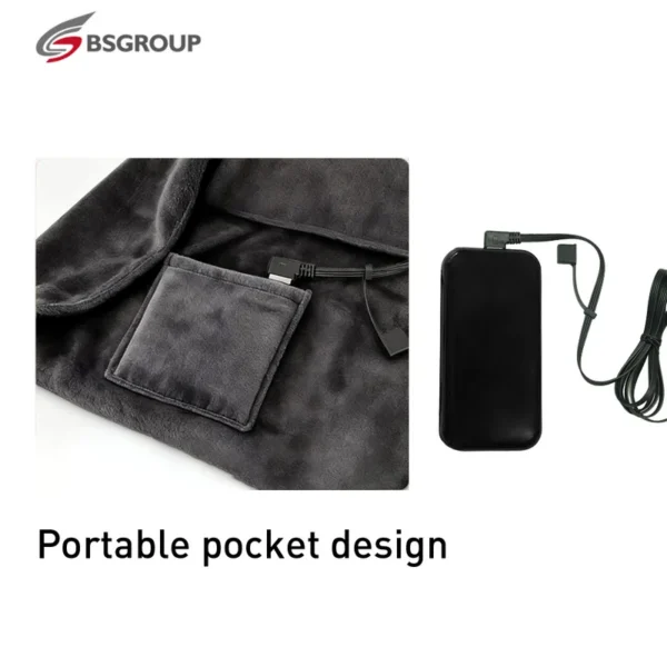 Heated Blanket, USB, Cordless - view 3