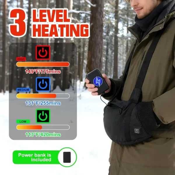 Heated Hand Warmer, 10000mAh, 3-Level - view 3