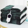 Heated Throw Fleece Blanket, 180x160, 100%, Portable