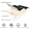 Heated Throw Fleece Blanket, 180x160, 100%, Portable - view 3