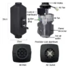Heater, 2kw, 5kw, 12v, 24v - view 2