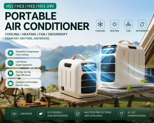 Heating Air Conditioner, Portable, 4800 BTU, 420 W(0.56hp) - view 2