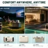 Heating Air Conditioner, Portable, 4800 BTU, 420 W(0.56hp) - view 3