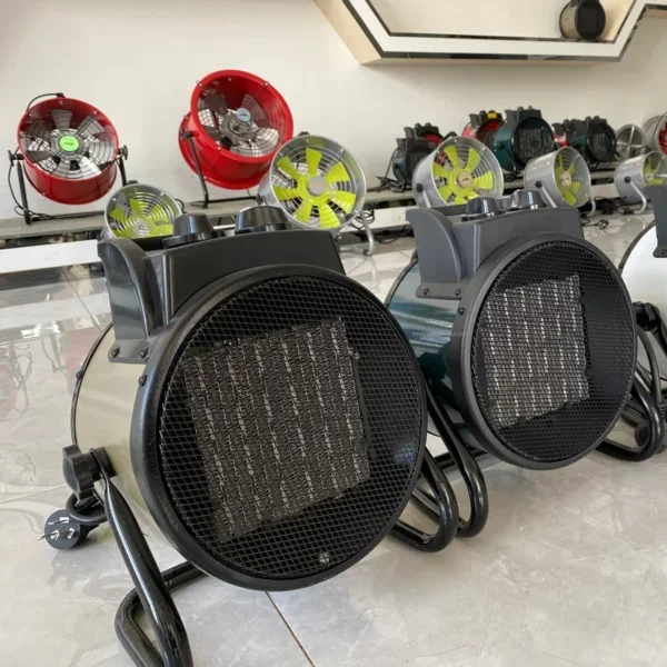Heating Element Fan, Portable, PTC, 1000W/2000W/3000W