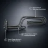 Heating Equipment, Stainless, Steel, 316, 100V-380V - view 5