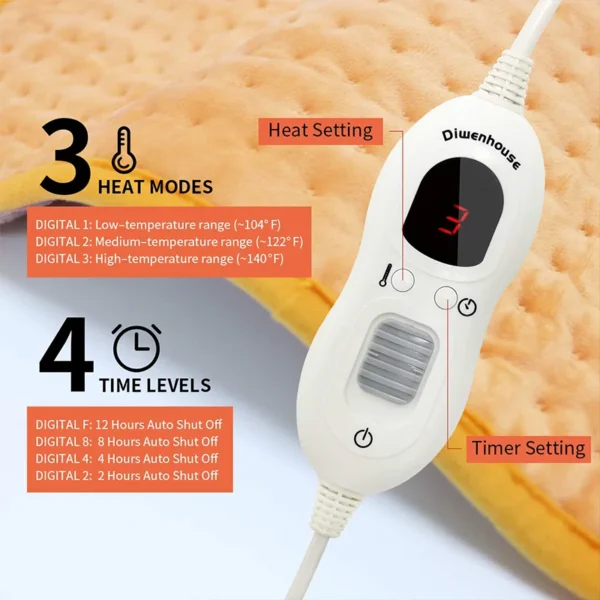 Heating Pad Thermal Blanket, Portable, PTC - view 6