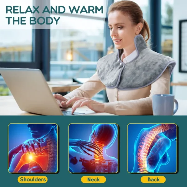Heating Shawl Blanket, 94*56cm, 100-120V - view 4