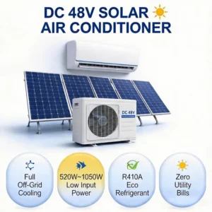 Heating Solar Air Conditioner, 48V, Inverter