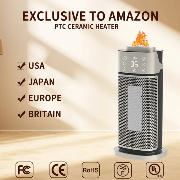 Heating Winter Heater, PTC, AC100-240V, Electric - view 2