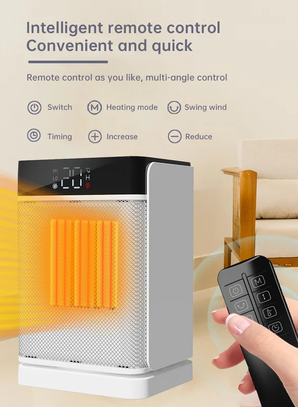 Heating Wire Air Heater, Tangential, Portable - view 3