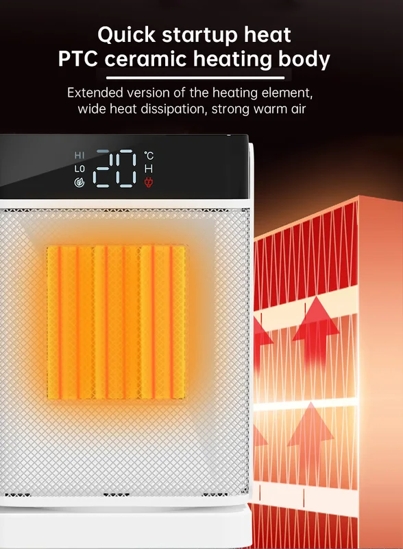 Heating Wire Air Heater, Tangential, Portable - view 4