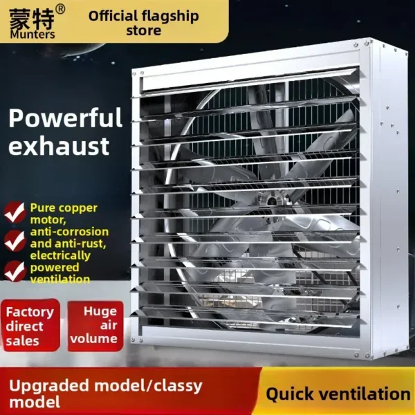 Heavy-duty Axial-flow Exhaust Fan, 380, Electric - view 5