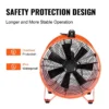 Heavy Duty Cylinder Fan, Portable, 1350W, 16-Inch, 16.4ft - view 5