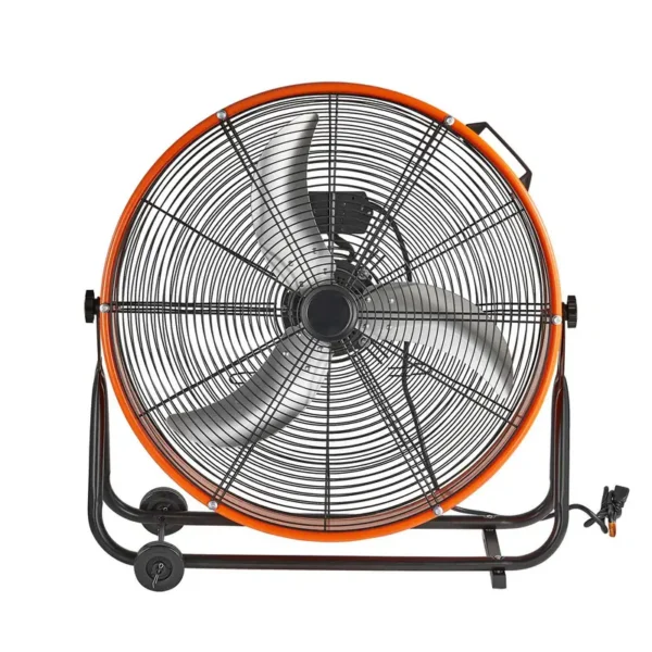 Heavy Duty Drum Fan, 24-Inch, 3-Speed, 8600, CFM