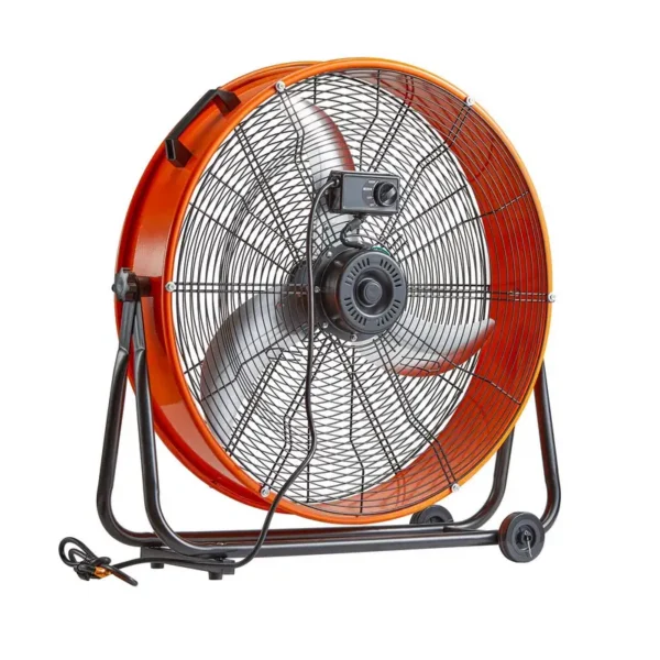 Heavy Duty Drum Fan, 24-Inch, 3-Speed, 8600, CFM - view 2