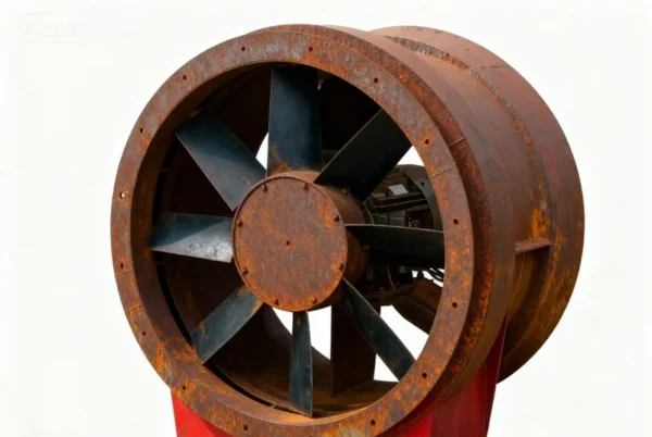 Heavy-duty Industrial Axial Fan, Electric, Cast Iron - view 3