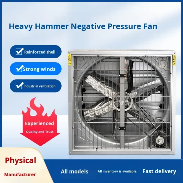 Heavy-duty Negative Pressure Fan, 1380, Stainless, Steel, 380V - view 3