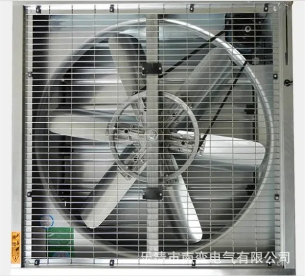 Heavy Hammer Exhaust Fan, 1380mm, 44000m³/h, Wall, Axial - view 3