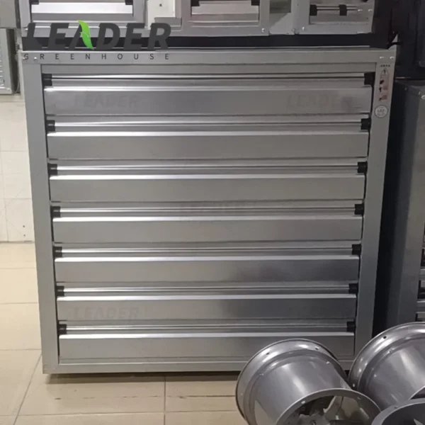 Heavy Hammer Exhaust Fan, Axial, Wall, Steel, 800mm - view 3