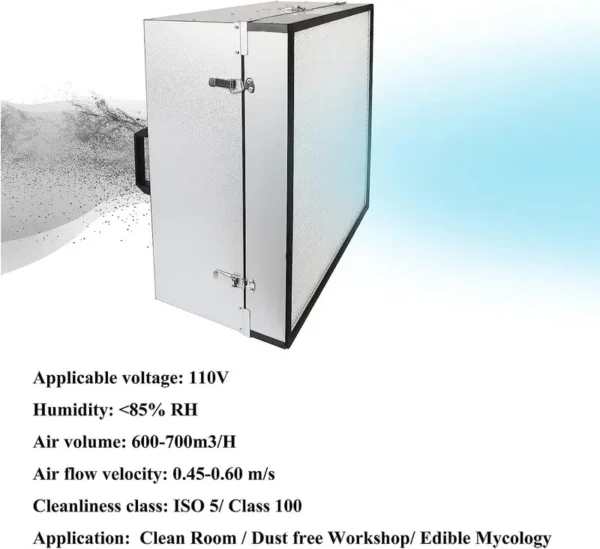 Hepa Filter, FFU, H14, 110V, 100 - view 4