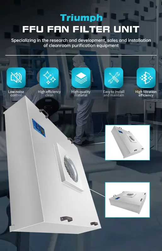 Hepa Mobile Fan, 99.999%, 220 V, 800-1200 - view 3
