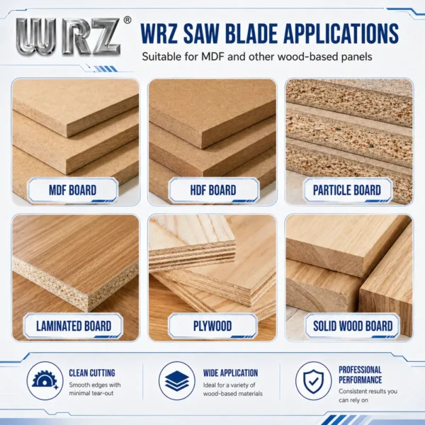 Hf007 Industrial Wooden Fan, WRZ, 300mm, 72T, 2.2mm - view 6