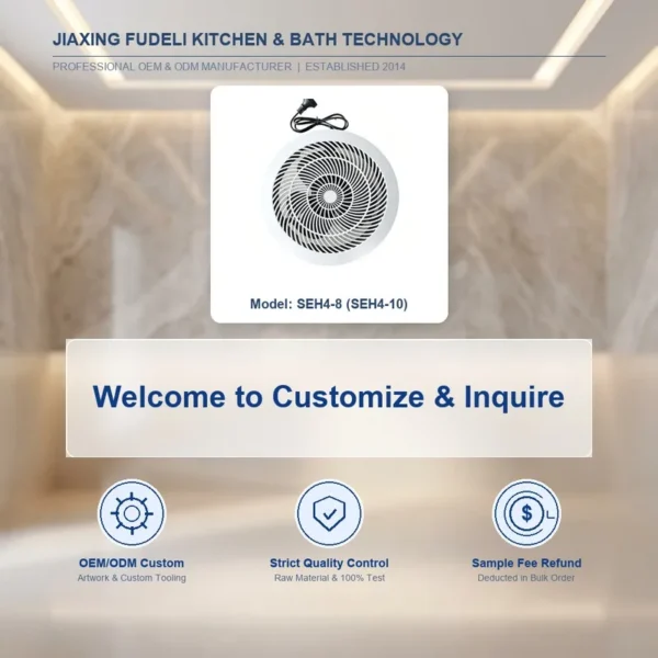High Airflow Exhaust Fan, 35W, Wall - view 6