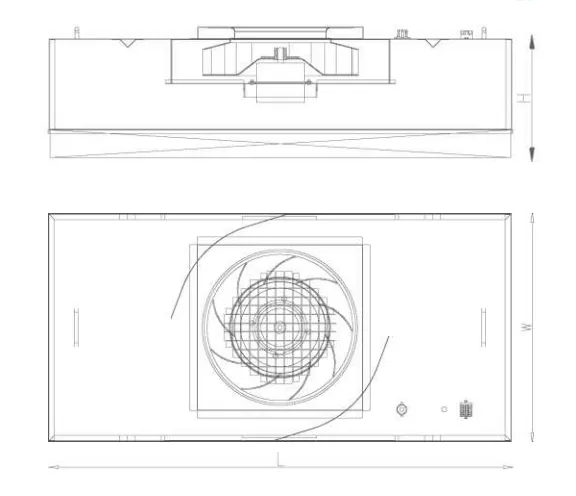 High-efficiency Ffu Fan, AC220V, Modular Designs - view 7