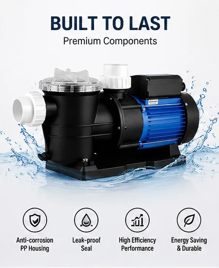 High-efficiency Pool Pump, Electric, Type STP - view 2