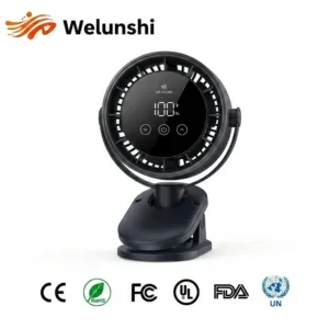 High-power Blade-style Clip Fanventilador, WLS-1521, 100, LCD