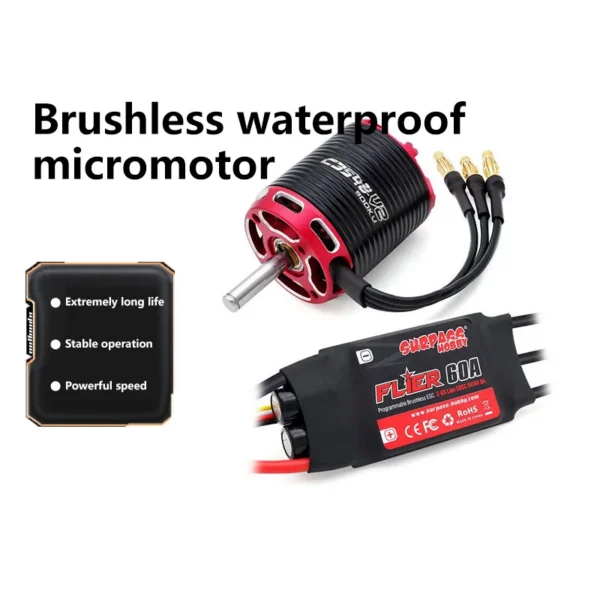 High Power Bldc Motor, 48V, 72V, 3000W, 25A - view 2