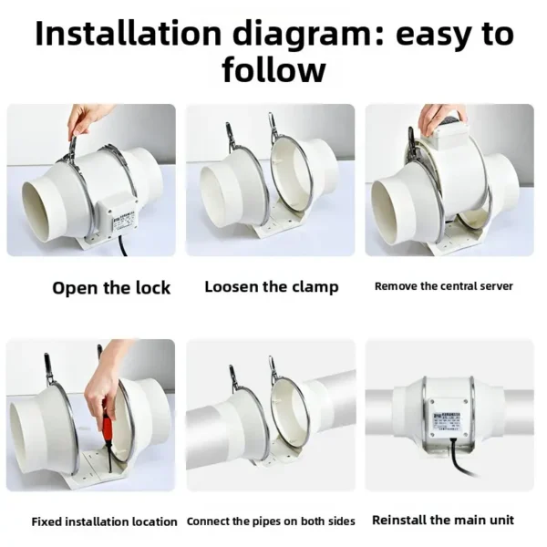 High-power Electric Smoke-exhaust Ventilator, single-speed - view 4