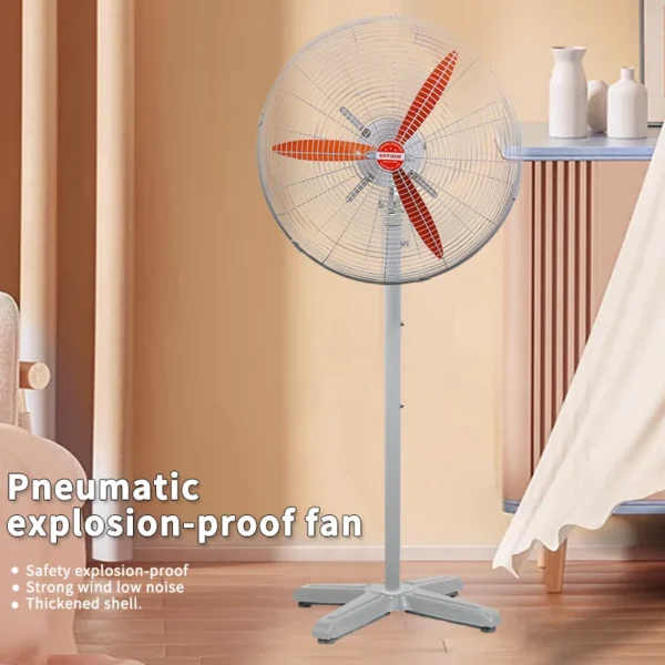 High-power Industrial Pneumatic Fan, Explosion-Proof, Metal - view 2