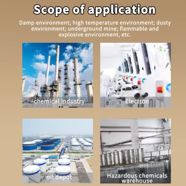 High-power Industrial Pneumatic Fan, Explosion-Proof, Metal - view 5